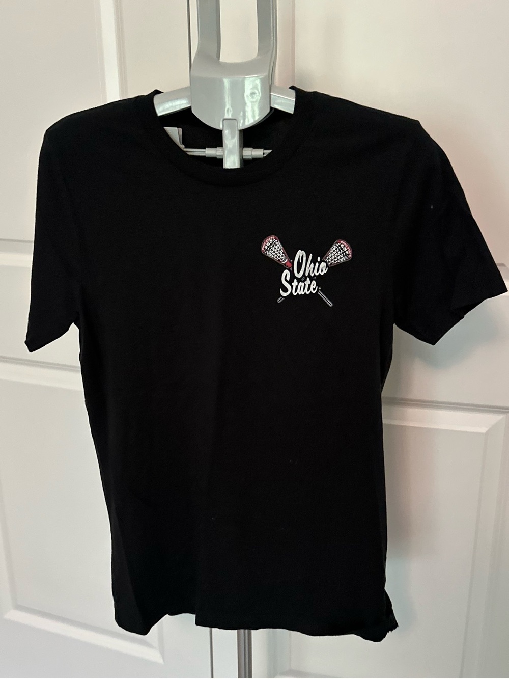 Ohio State Black Streaker Lacrosse Graphic T-Shirt